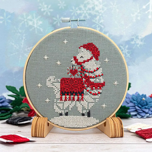 Snowflake Llama Ornament - Click Image to Close